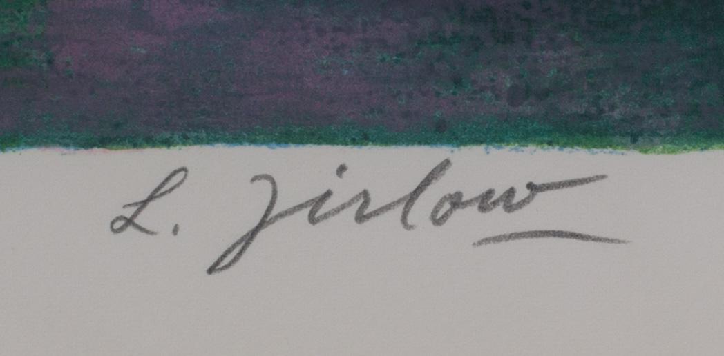 LENNART JIRLOW, colour lithograph, 1802/1999 and signed.