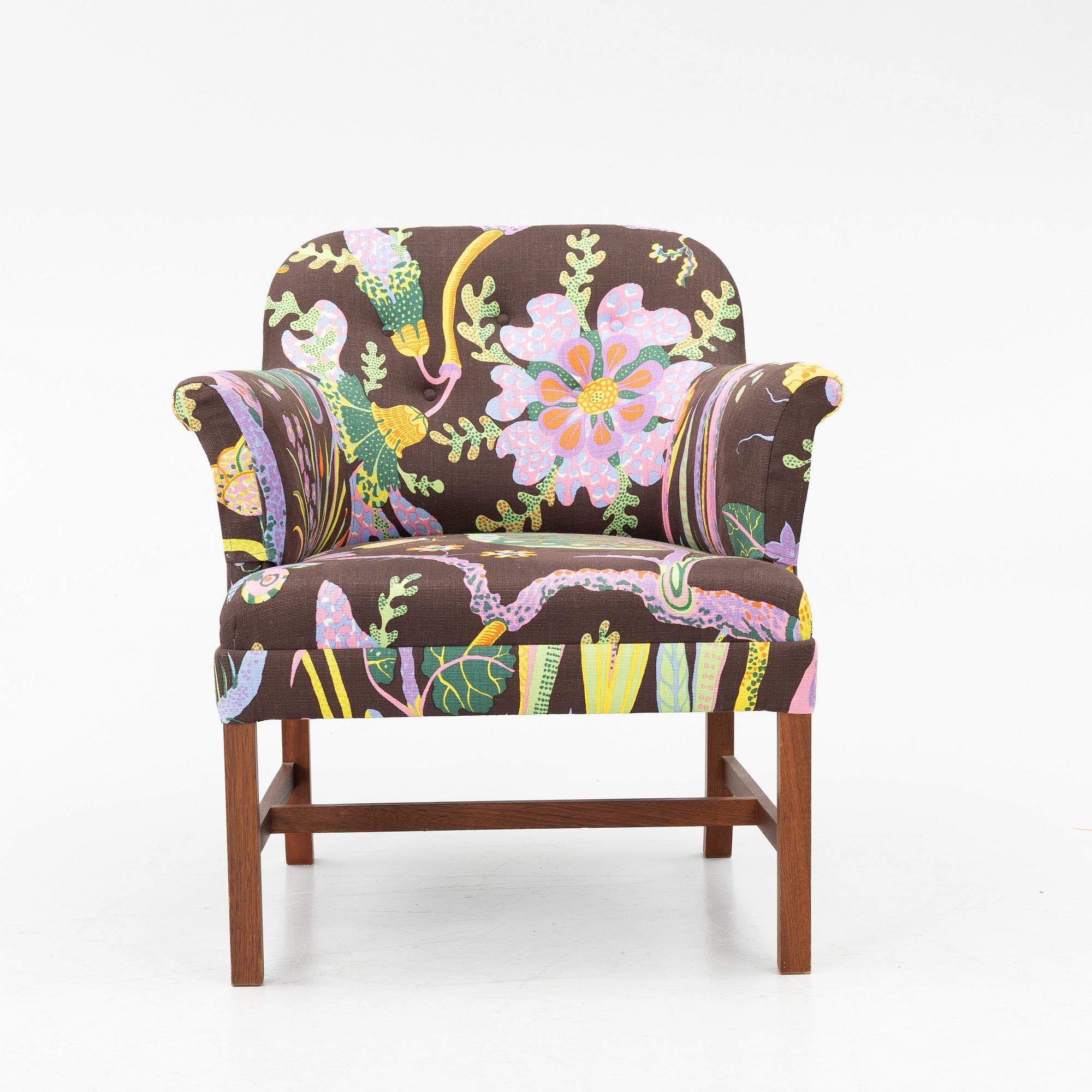 Josef Frank, Armchair, model 930, Firma Svenskt Tenn, OH Sjögren, 2023.