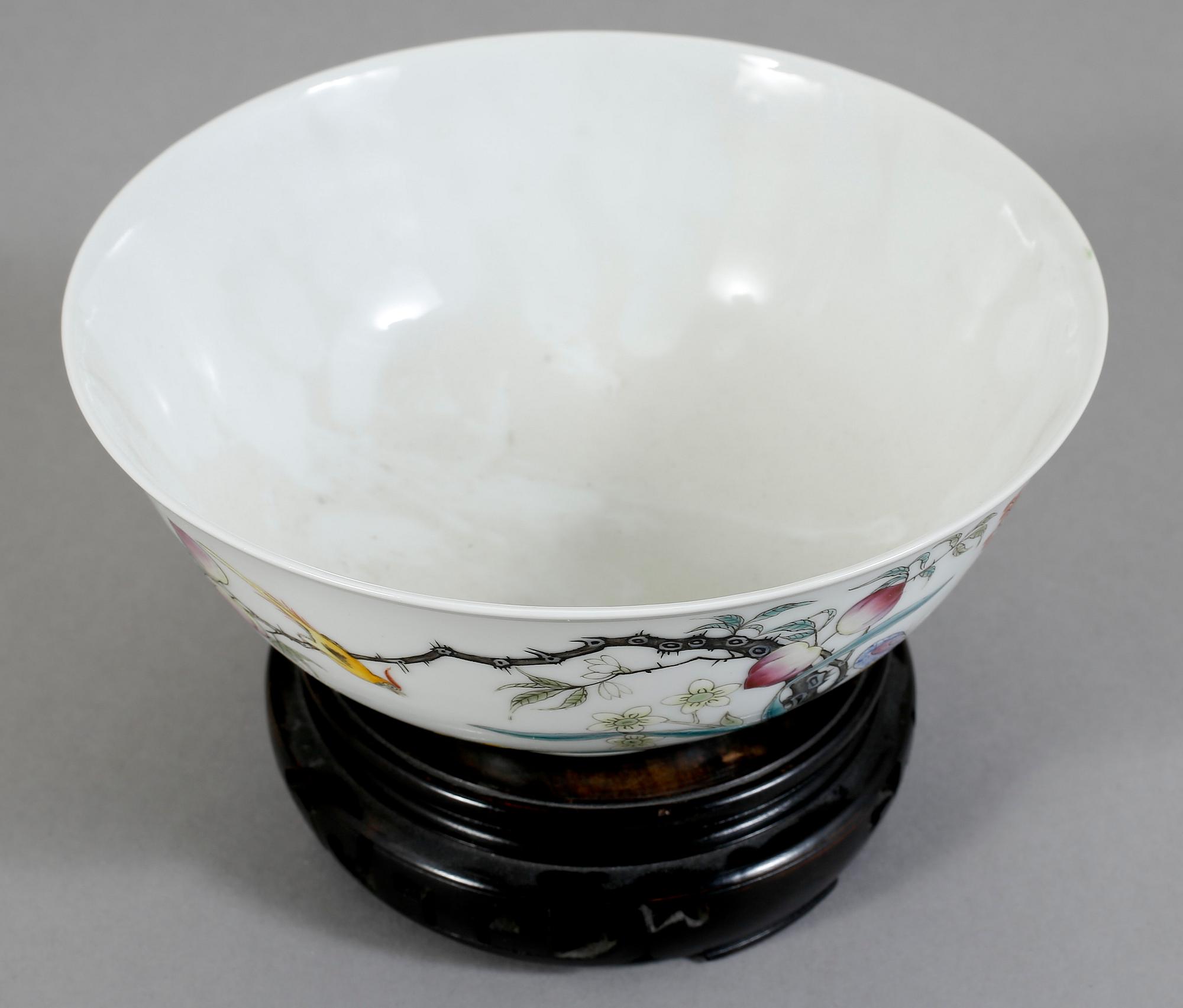 SKÅL, porslin, Kina 1900-tal.