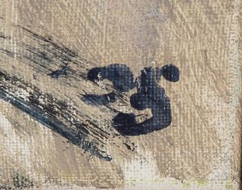 Hugo Zuhr, olja på duk, signerad,