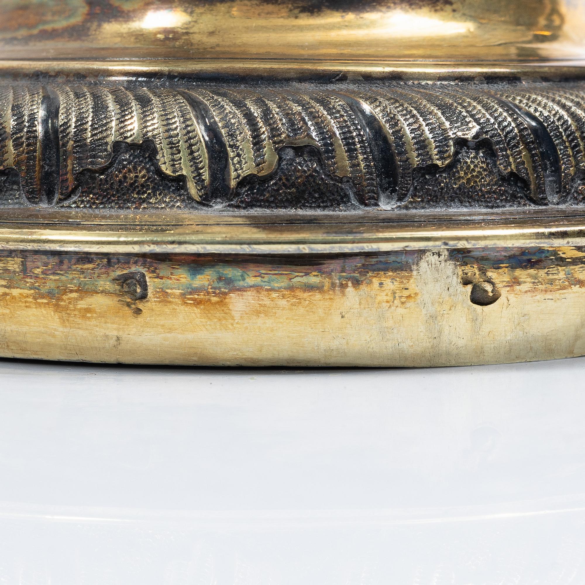 George Boothby, dryckeskanna, förgyllt silver, London 1725.