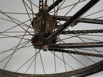 CYKEL, Dursley-Pedersen säkerhetscykel, omkring sekelskiftet 1900.