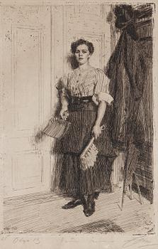 966. Anders Zorn, "The new maid".