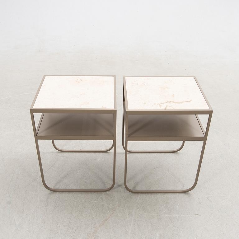 Mats Broberg & Johan Ridderstråle, sängbord 1 par, "Nati Tati", för Asplund 2000-tal.