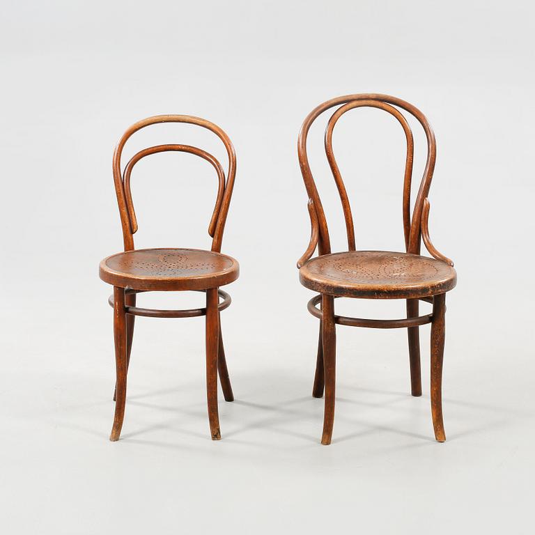 STOLAR, 2 st, Thonet, 1800-talets andra hälft.