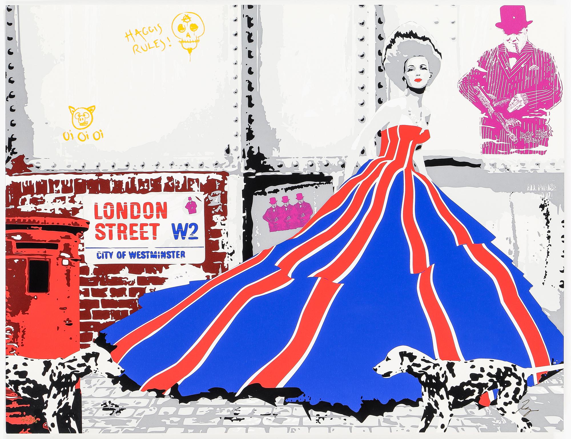 RICHARD RYAN, "London by Ryan", mapp med färgserigrafier, 4 st, numrerade och signerade.