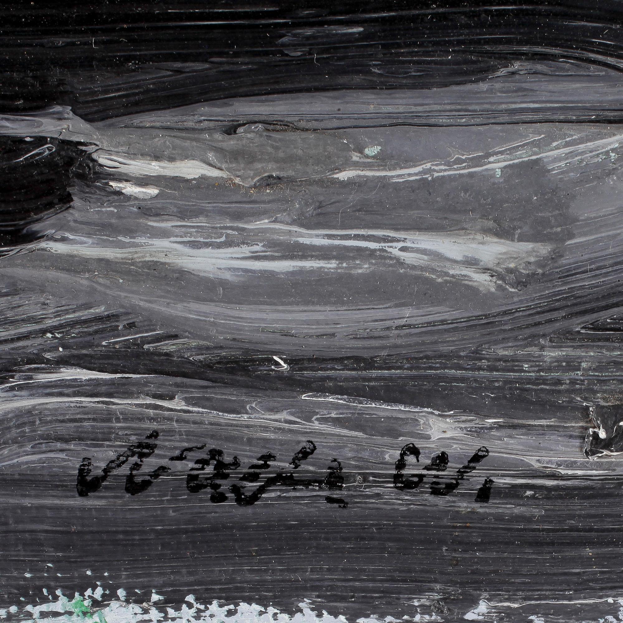 NALLE WERNER, olja på duk, signerad.