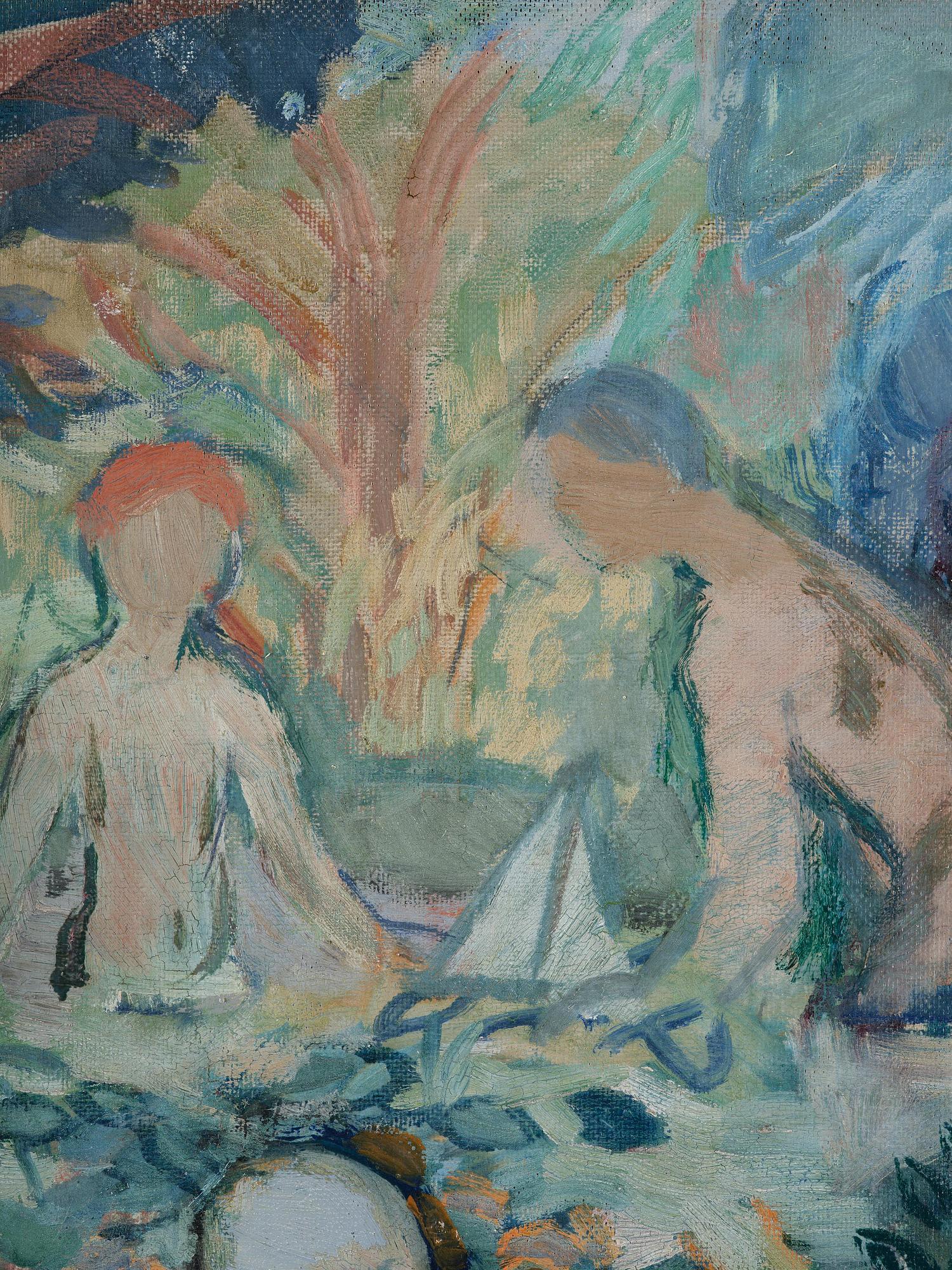 Tove Jansson, Badande pojkar.