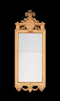 470. A Gustavian mirror by J. Åkerblad, master 1758.