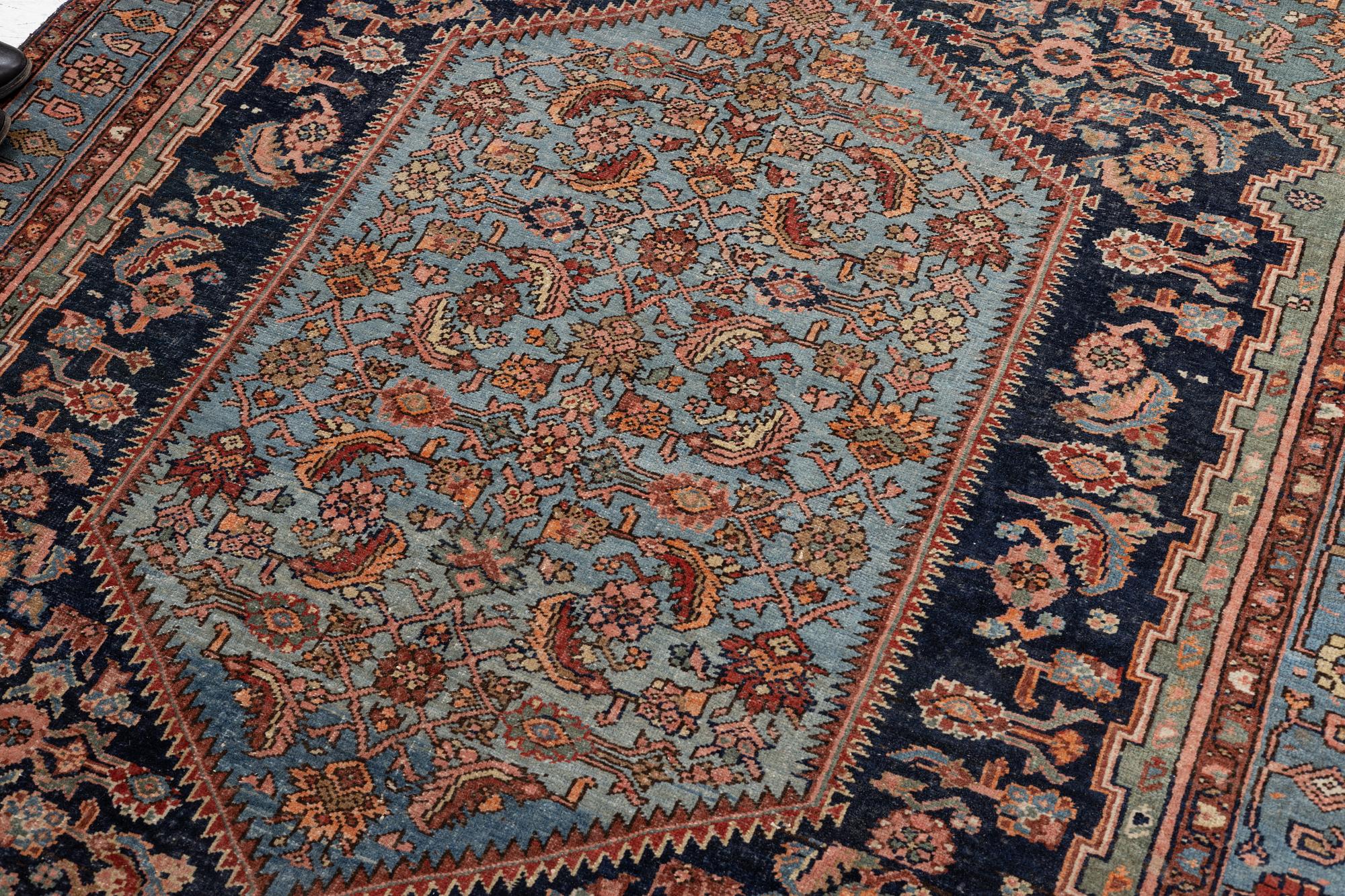 A carpet, semi-antique Hamadan, c. 199 x 128 cm.