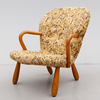 FÅTÖLJ, tillskriven Philip Arctander, sannolikt Sune Johanssons Möbelfabrik, Nässjö, 1950-tal.
