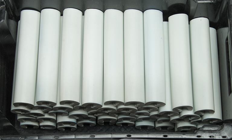 Alvar Aalto, Circa 140 ceramic tile bars manufactured by Arabia mid 1950s.