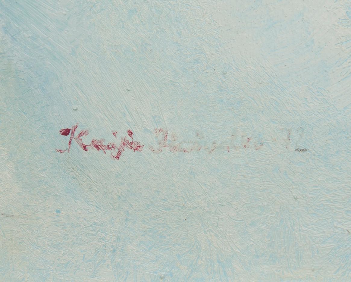 KAIJA IKÄVALKO, olja på skiva, signerad och daterad 1981.