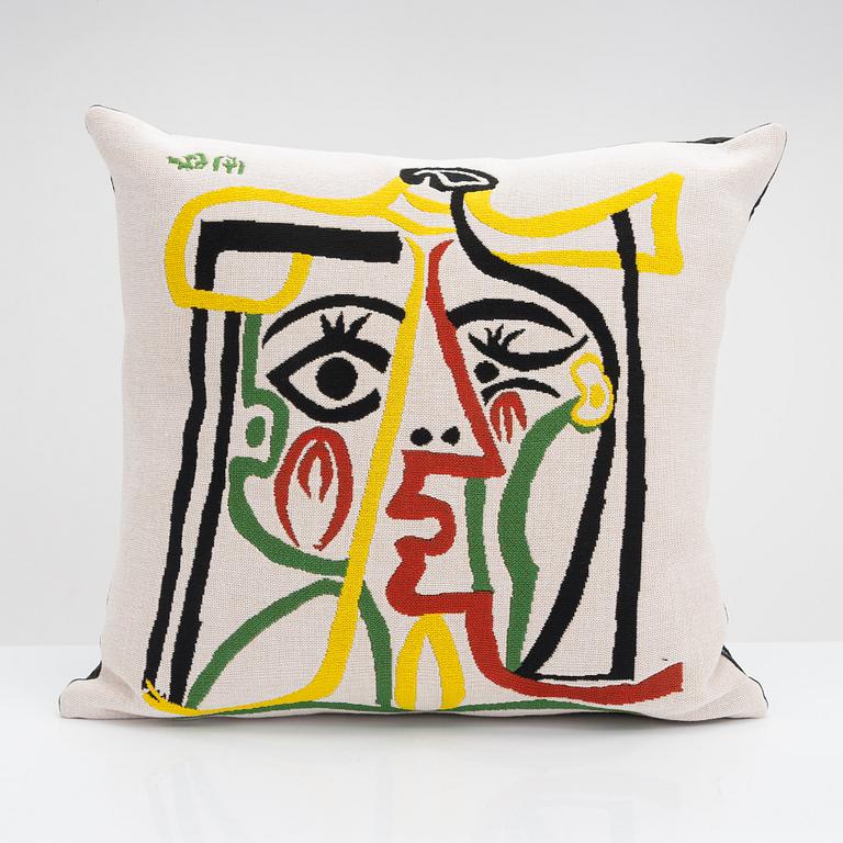 Cushion "Jacqueline, 1962", Picasso, Jules Pansu.