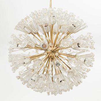 Emil Stejnar, Ceiling lamp, “Snowball”/“Dandelion”, for Rupert Nikoll, Austria, 1950s.