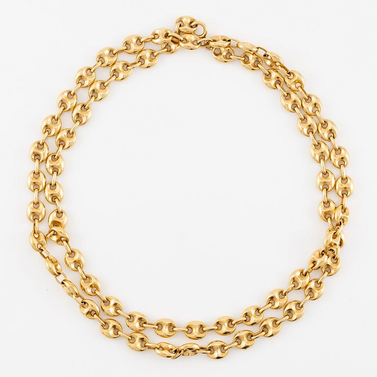 Necklace 18K gold.