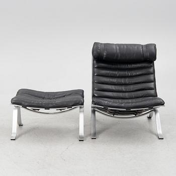 Arne Norell, "Ari", armchair with footstool, Norell Möbel AB.