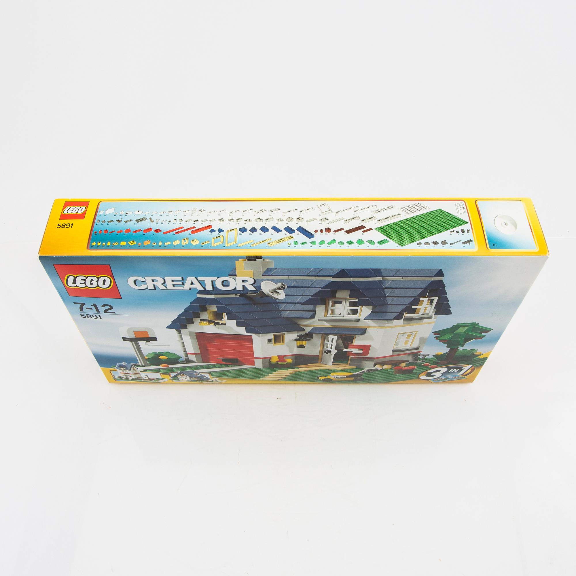 Lego systems 3 kartonger 2000-tal.