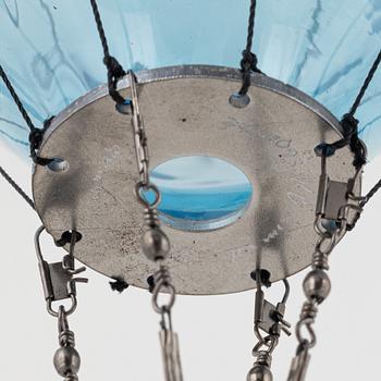 Kjell Engman, skulptur, glas, "Luftballong", signerad och numrerad 20/60.