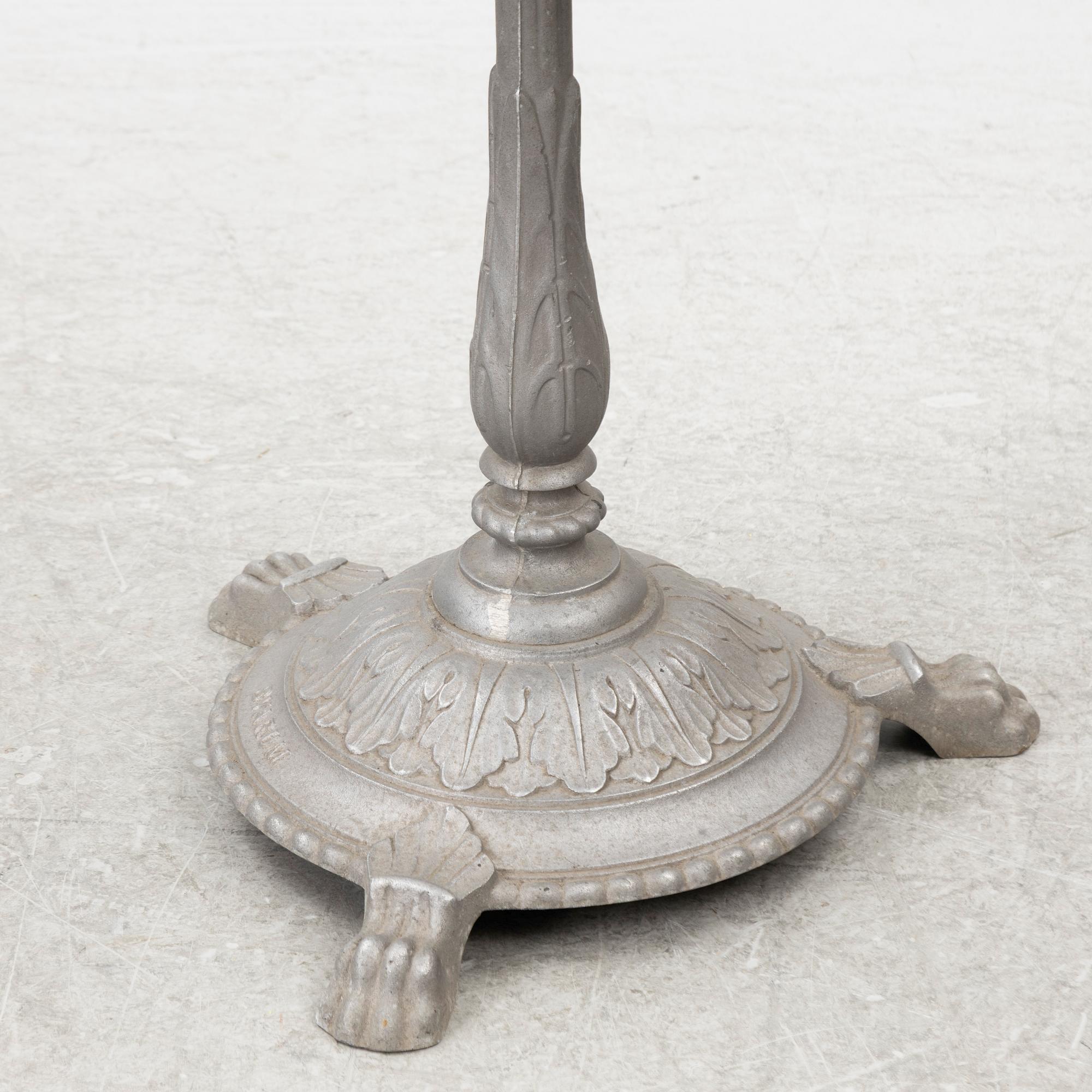 A café table, Byarums Bruk, Vaggeryd, contemporary production.