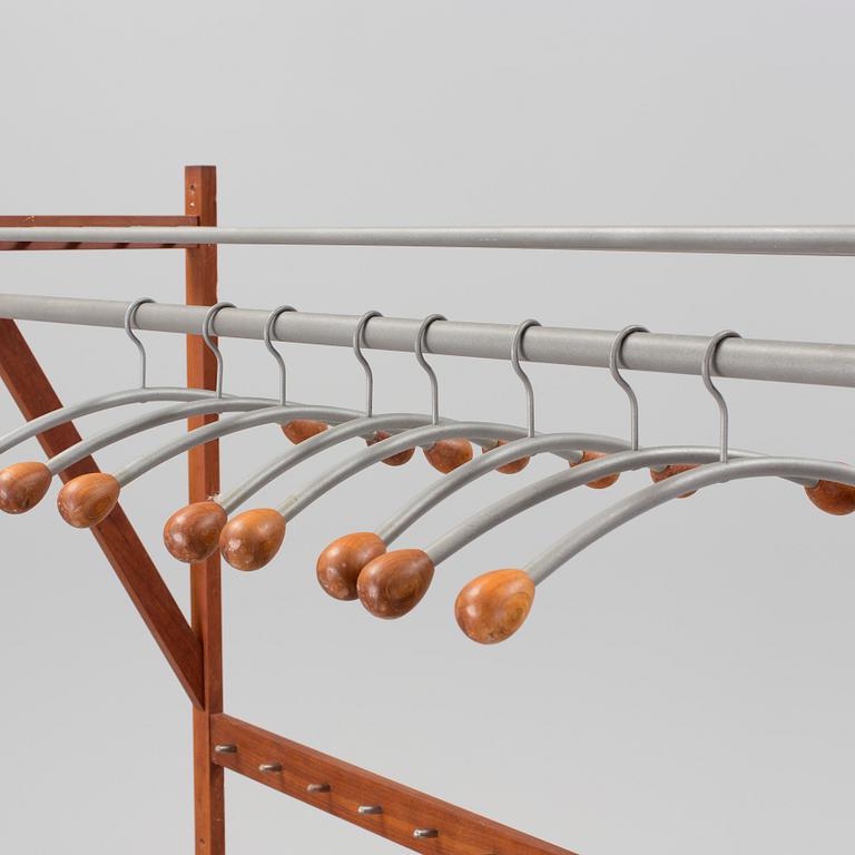 KERSTIN OLBY, a "Steel" clothes hanger with 15 hangers, 21st century.