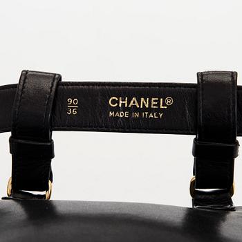 Chanel, a leather belt bag, 1989-1991.