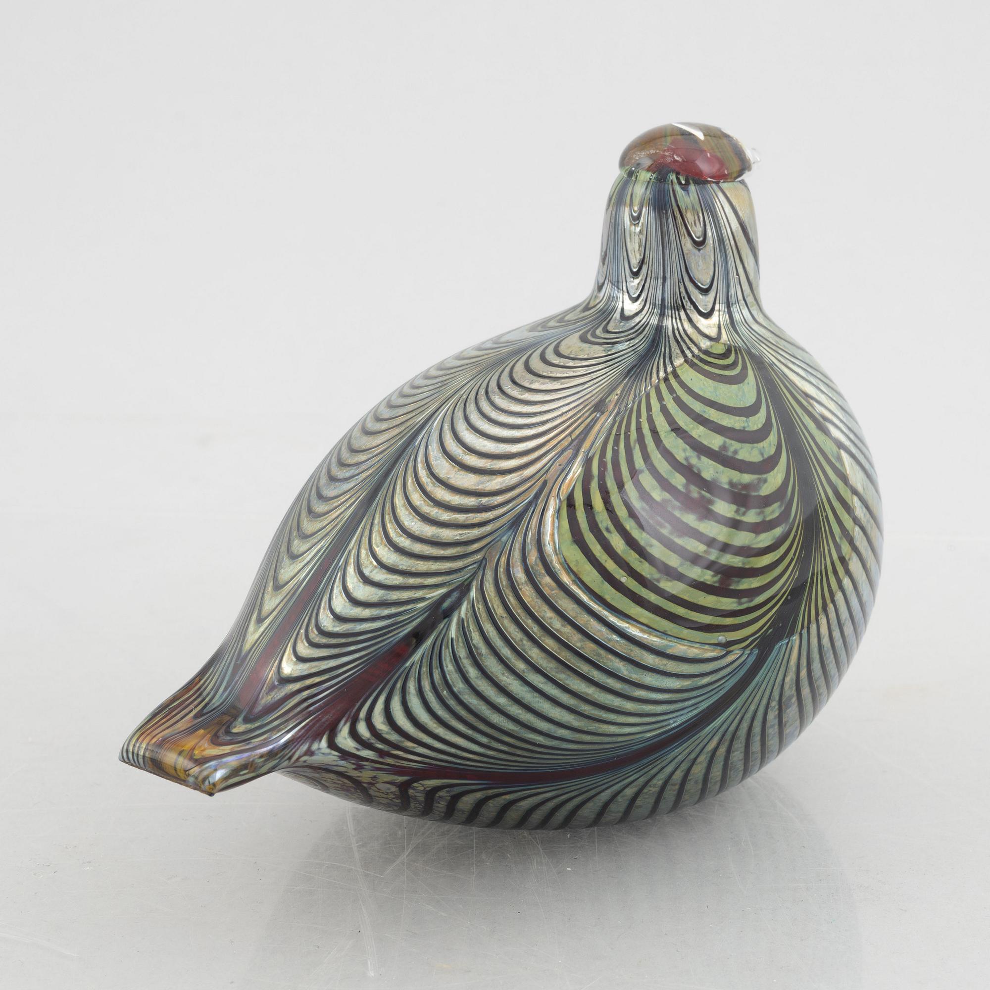 Oiva Toikka, a glass bird, Nuutajärvi, Finland.