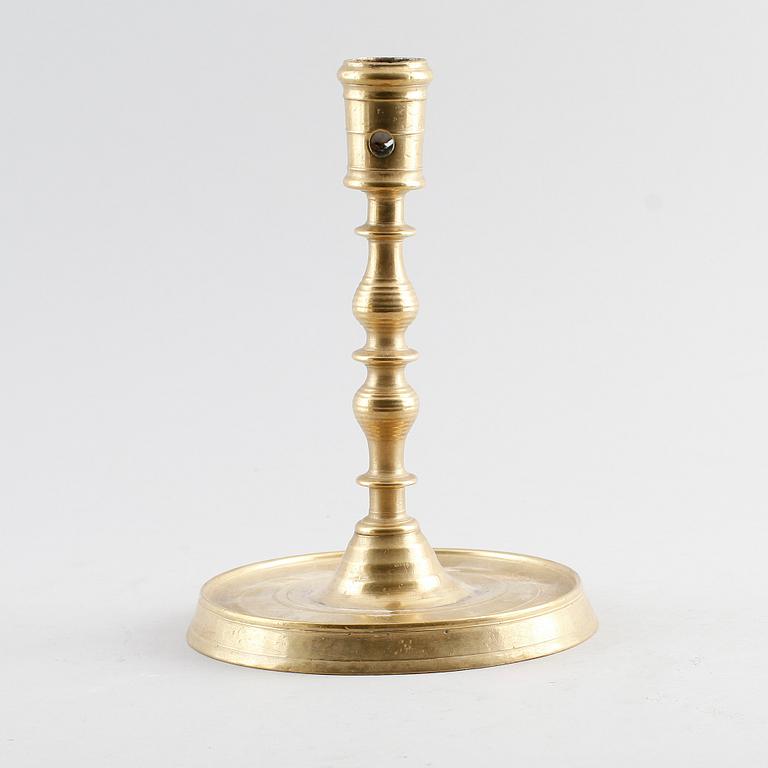 LJUSSTAKE, brons, 1500-tal.