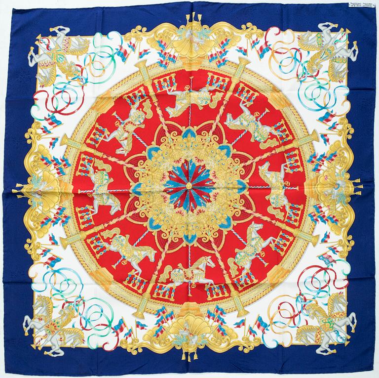 Hermès, scarf, "Luna Park".