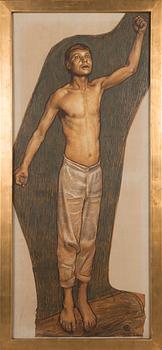 Akseli Gallen-Kallela, "Kullervo Cursing.".
