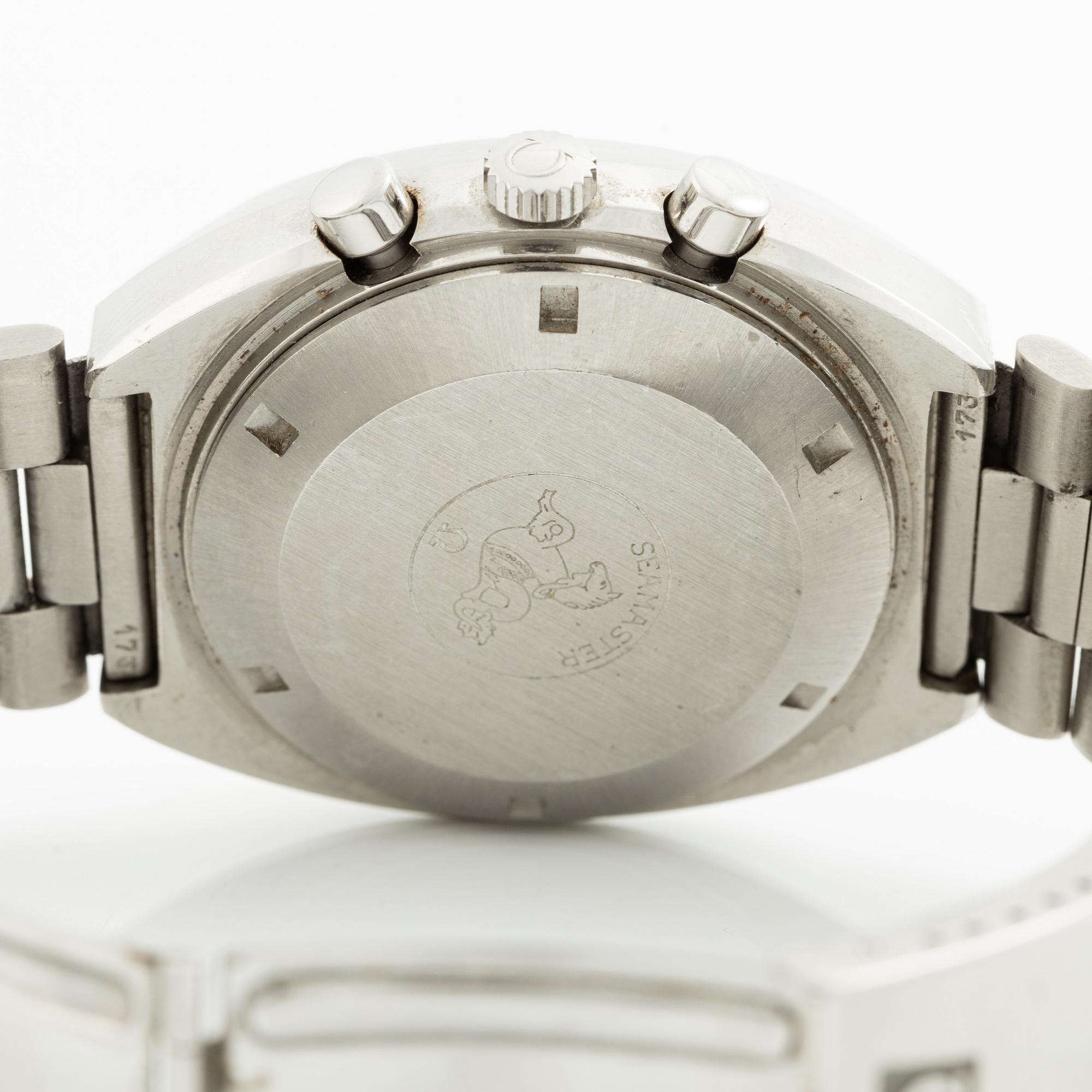 Omega, Seamaster, chronograph, 42 x 49 mm.