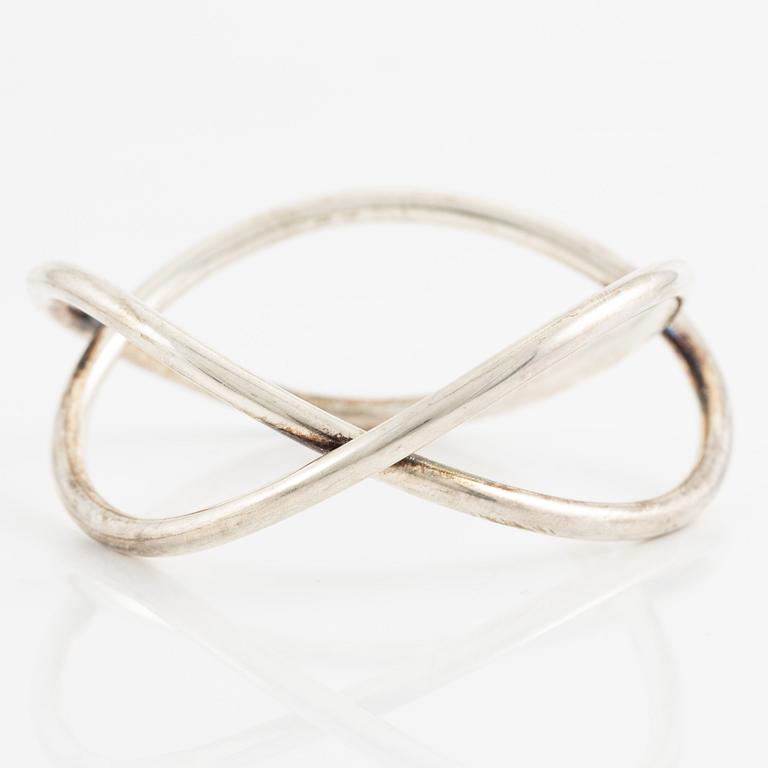 Firma Georg Jensen, armring, sterlingsilver.