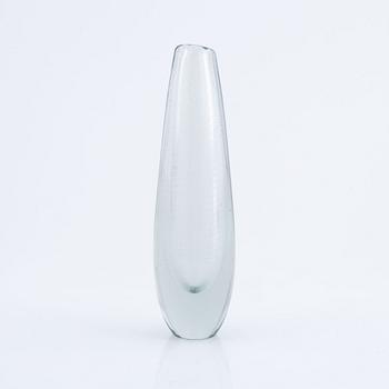 Gunnel Nyman, vase, glass, signed.