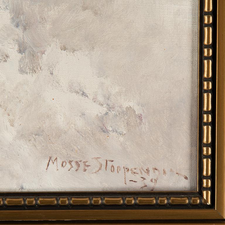 Mosse Stoopendaal, oil on canvas, signed and dated -39.