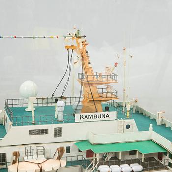 Model boat "MF Kambuna" 1984 Jos L Meyer.