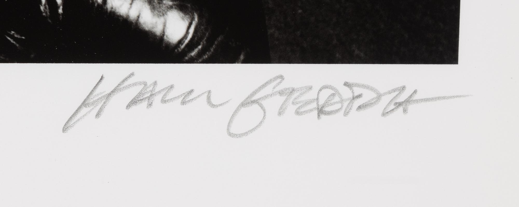 Hans Gedda, pigment print, signed and numbered 78/100.