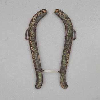 LOKOR, ett par, allmoge, 1700/1800-tal.