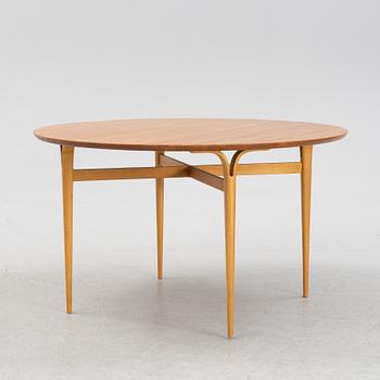A teak dining table by Bruno Mathsson for Firma Karl Mathsson, 1960's.