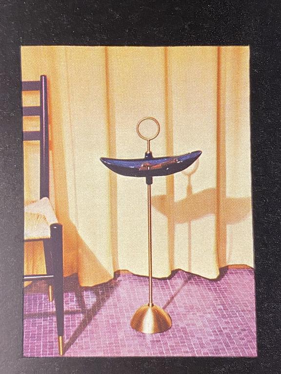 Hans-Agne Jakobsson, a rare bowl on stand model P8, Hans-Agne Jakobsson AB, Markaryd, 1950s–60s.