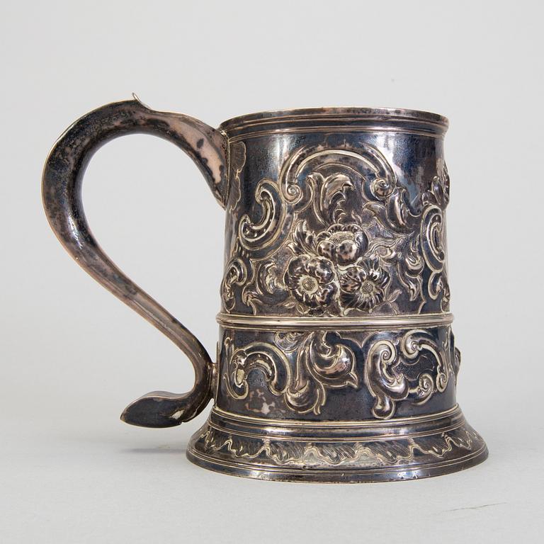 STOP, silver, London, England, 1802. Vikt 585 g.