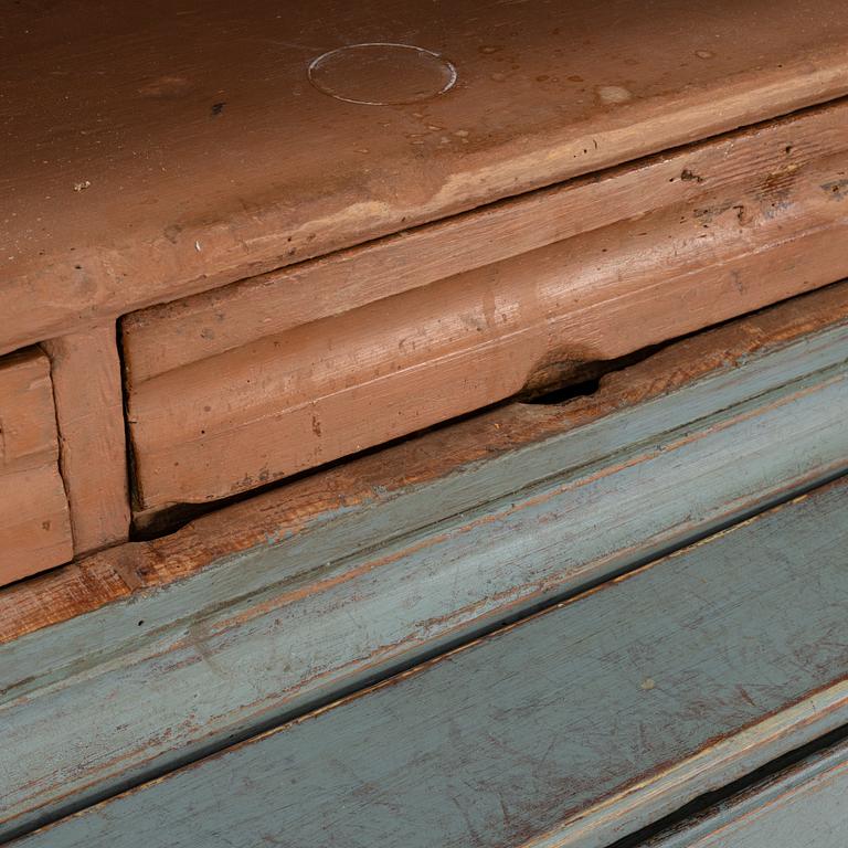 A compostite cabinet 18th and 19th Century.