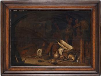 PIETER JACOBSZ. DUYFHUYSEN, attributed to. Unsigned.  Reinforced panel 59 x 83 cm.
