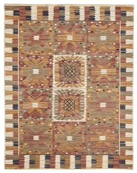 786. CARPET. "Nejlikan grå". Gobelängteknik (tapestry weave). 294,5 x 231,5 cm. Signed AB MMF BN.