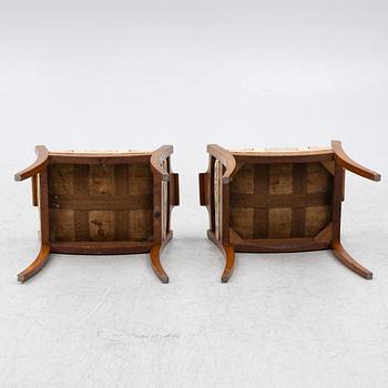 Banquets, a pair, Karl Johan, first half of the 19th century.