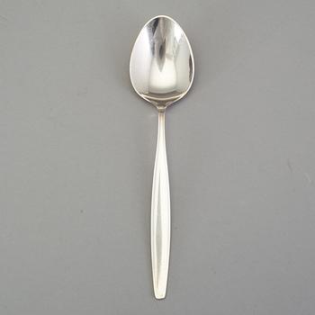 FIRMAN GEORG JENSEN, Köpenhamn efter 1953, Bestickservis, "Cypress" 36 delar, silver.