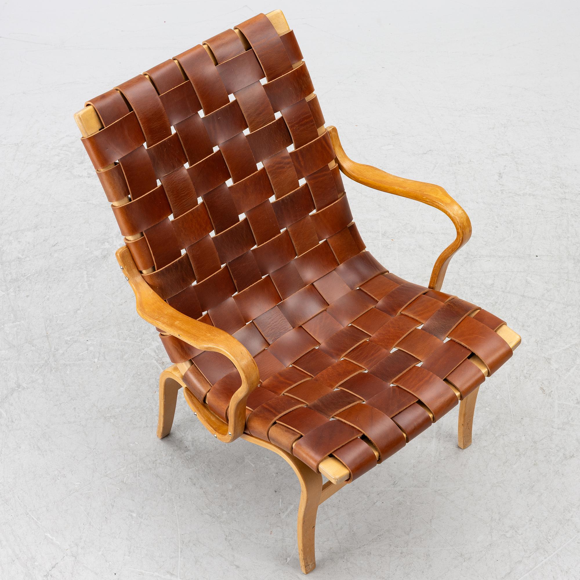 Bruno Mathsson, an 'Eva' armchair, Karl Mathsson Company, 1969.