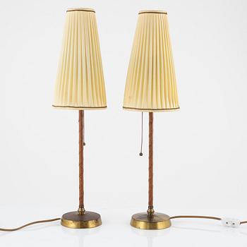 Einar Bäckström, a pair of table lights, mid 20th Century.