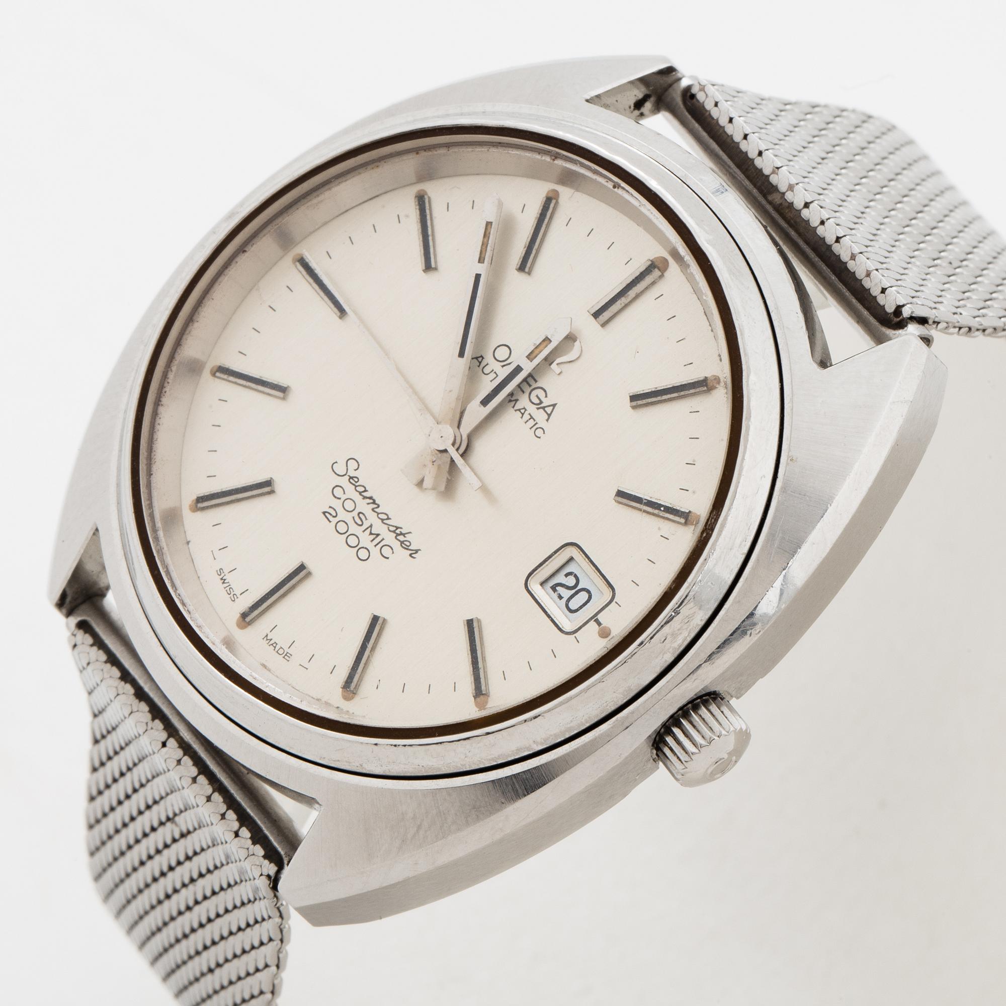 Omega, Seamaster, Cosmic 2000, wristwatch, 38 mm.