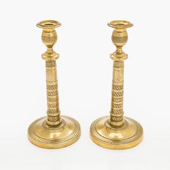 Ljusstakar, ett par 1800-talets senare hälft.