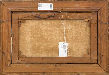 AUGUST JACOBSEN, oil on canvas. Signed.